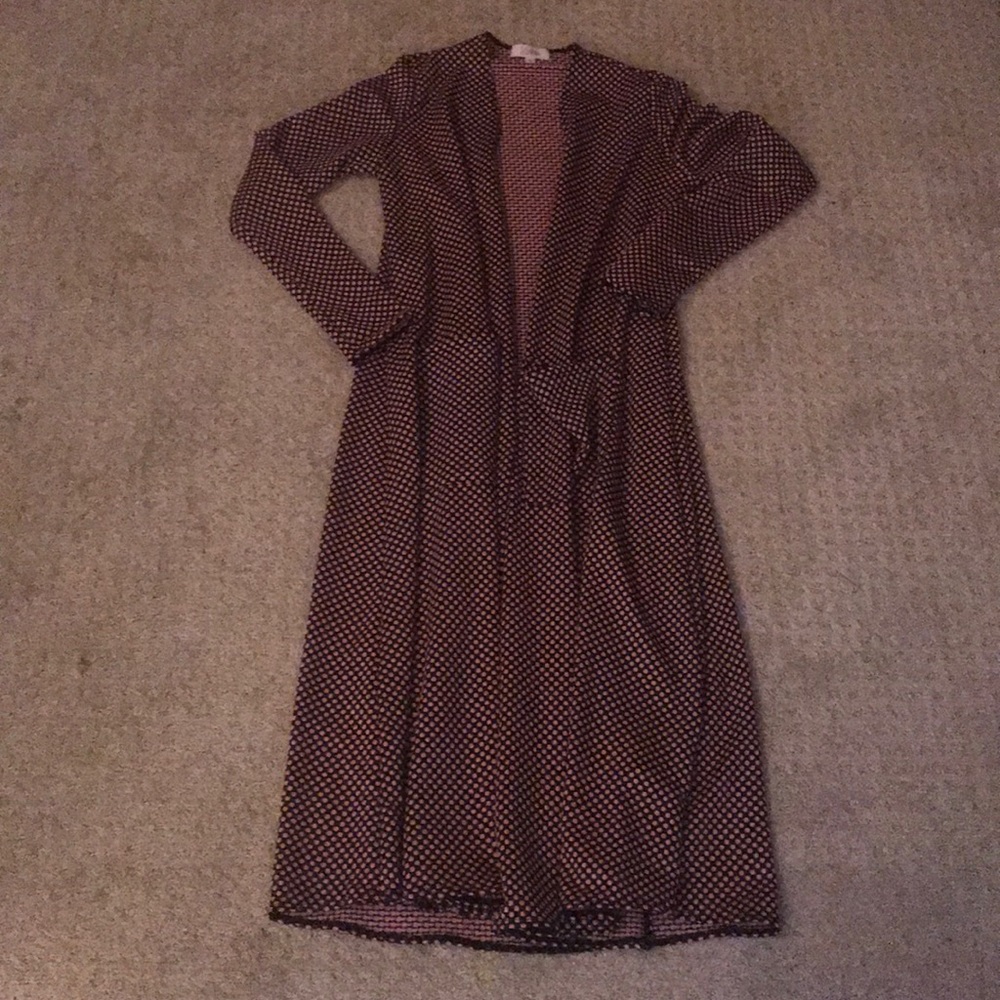 Black with pink micro dots Lularoe Sarah